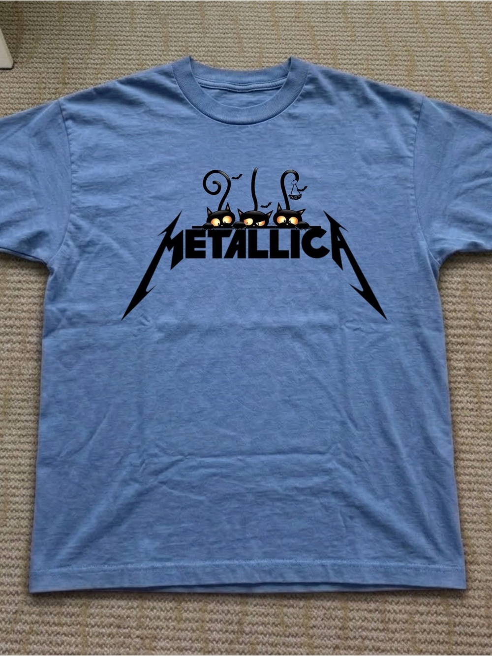 Gildan Cute Black Cat Graphic Tee